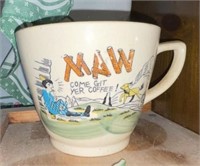 1930's Japan Whimsical "Maw" Coffee Cup