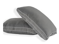 Set of 2 Queen Size Pillows, 20" x 30",