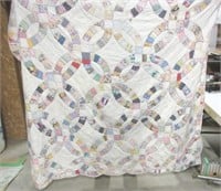 Handmade Wedding Ring  Quilt