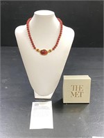 The MET Late Hellenistic Carnelian Necklace