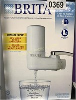 Brita faucet filtration system