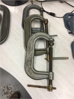 (3) C CLAMPS