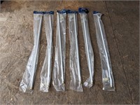 6 New Pkgs Levelor Cafe Rods 28-48