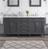 72 in. Double Sink Freestanding Vanity