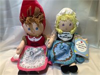 Set of 2 Storybook Dolls one with tags