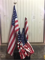 United States Flag and Pole