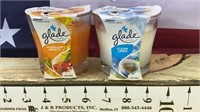 2 Glade Scented Candles