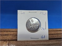 1-1968 25 CENT COIN SILVER