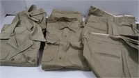 Army Uniforms-2 Sets Fatigues(Green&Khaki),Duffle