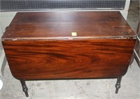 Antique Drop Leaf Table with Drawer