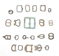 Collection of 22 Period / Ancient Buckles, 13th -