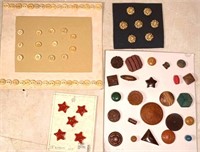 underwear buttons, wooden buttons, & more