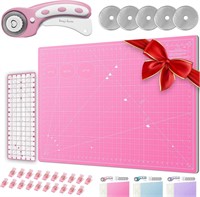 Rotary Cutter Set - Pink Mat (36 x 24)