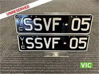 Victorian Number Plates SSVF 05