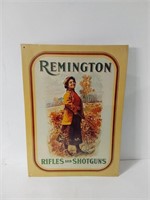 1990 Remington Rifles& Shotguns Tin Sign U15E