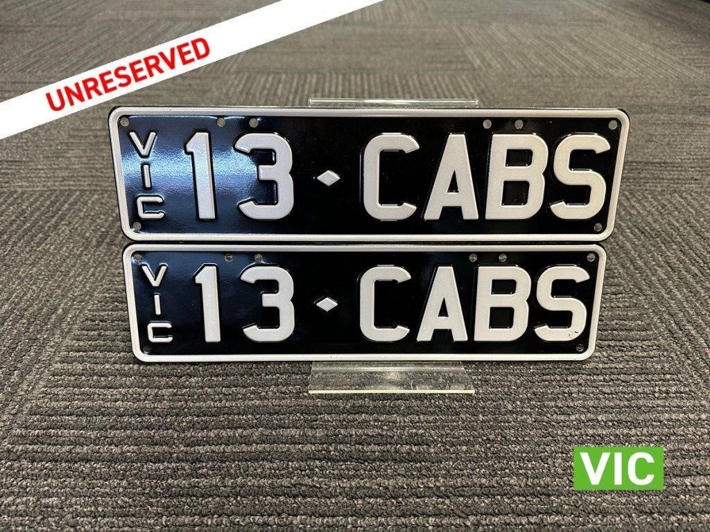 Victorian Number Plates 13 CABS