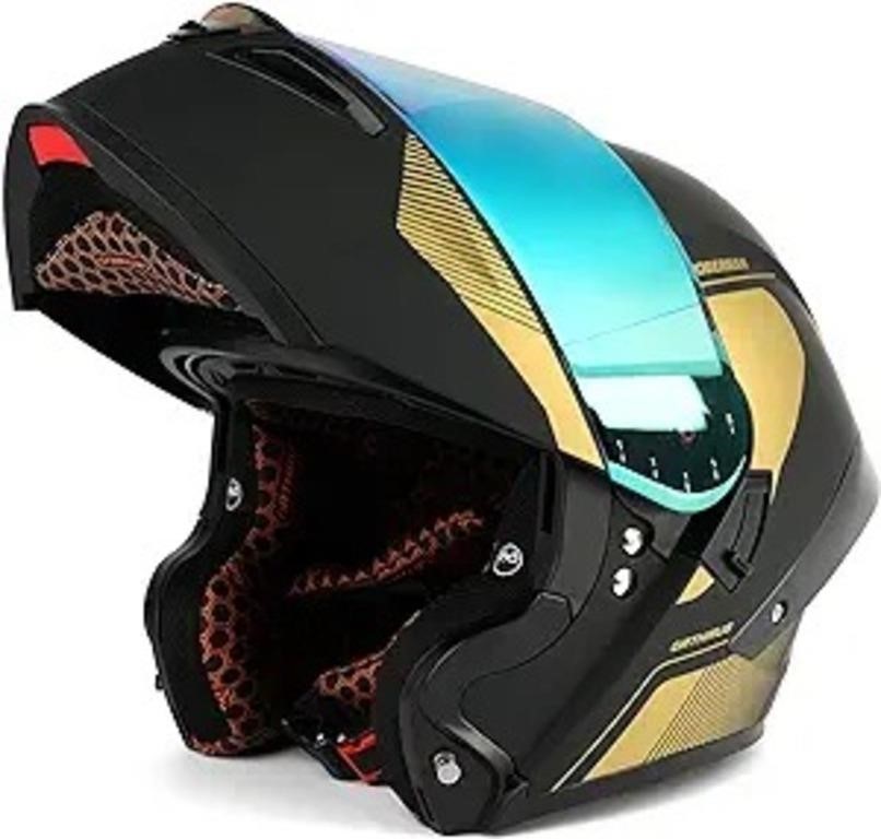 Orthrus Modular Led Full Face Motorcycle Helmet -