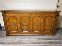 Henredon Walnut Neoclassical Style Cabinet