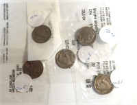 Five (5) Buffalo Nickels in Littleton Packs