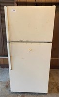 Older Hot Point Refrigerator Freezer