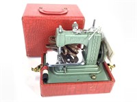 Vintage Child Betsy Ross Sewing Machine in Case