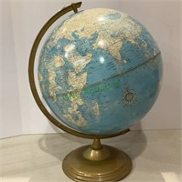 Crams Imperial world globe on stand.
