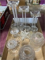 Lot of candle holders