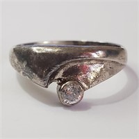 Silver CZ Ring