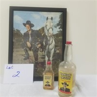 Hopalong Cassidy  Framed Puzzle and Hair Trainer