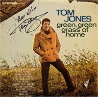 Tom Jones signed Green, Green Grass of Home album