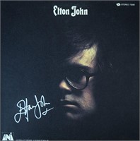 Elton John signed debut album