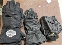 3 Pair of Riding Gloves