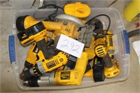 18V DEWALT BATTERY TOOLS AND CHARGERS