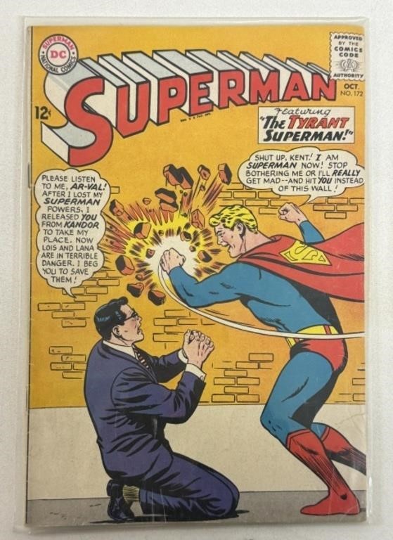 #172 SUPERMAN COMIC BOOK