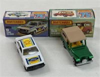 (2) VINTAGE  MATCHBOX CARS IN BOX