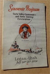 1924 Logan Utah Centennial Program Booklet