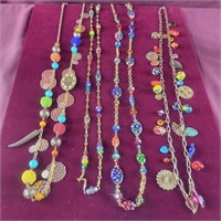 4 Multicolored Necklaces