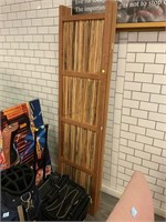 Wood Room Divider - 6.5 ft tall
