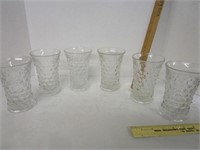 6 Fostria Water glasses