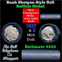 Buffalo Nickel Shotgun Roll in Old Bank Style 'Bel