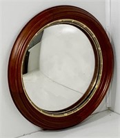 Bull's Eye mirror - Victorian, walnut with gold