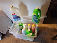 TOTE OF HUMIDIFIER CLEANER, LIME SCALE CLEANER