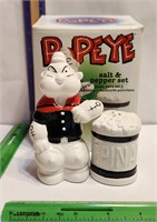 Popeye salt & pepper shaker set