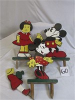 Mickey Mouse Yard Stakes - Nancy Yard Stake