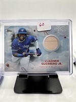 VLADIMIR GUERRERO JR RELIC BASEBALL BAT CARD