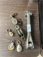 Lot of 7 Assorted Pulleys