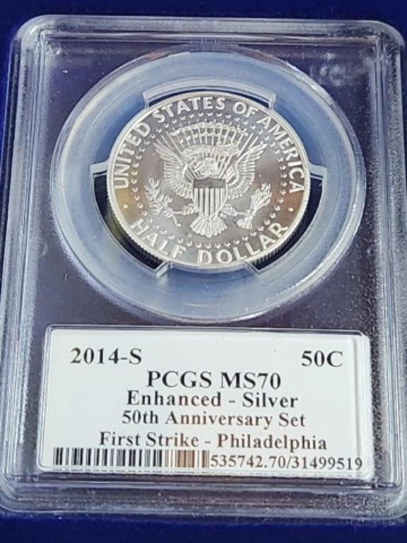 Kennedy Silver Half-Dollar First Strike Set,