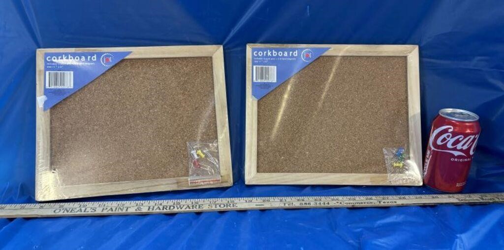 WW! 2 Sealed Small Corkboards
