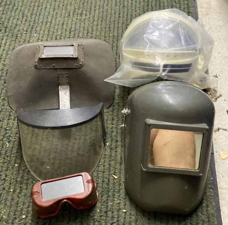 Assorted Welding Masks, Face Shields and more