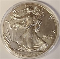 2016 - AMERICAN EAGLE SILVER DOLLAR (D8)